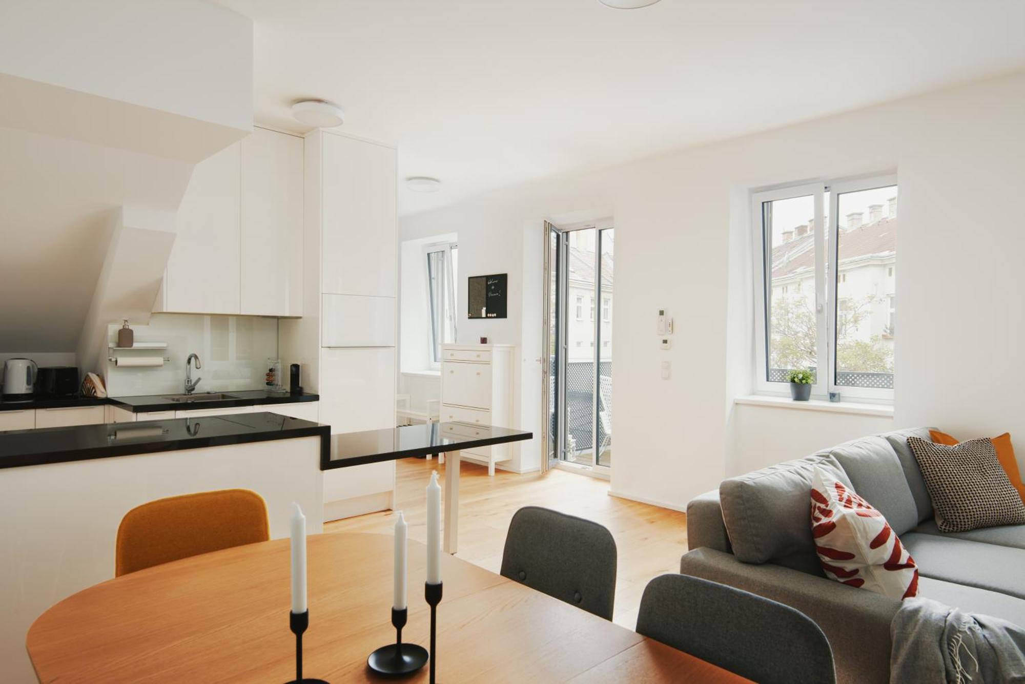 New Spacious Ultra-Modern Apartment In Wien Westbahnhof Dış mekan fotoğraf